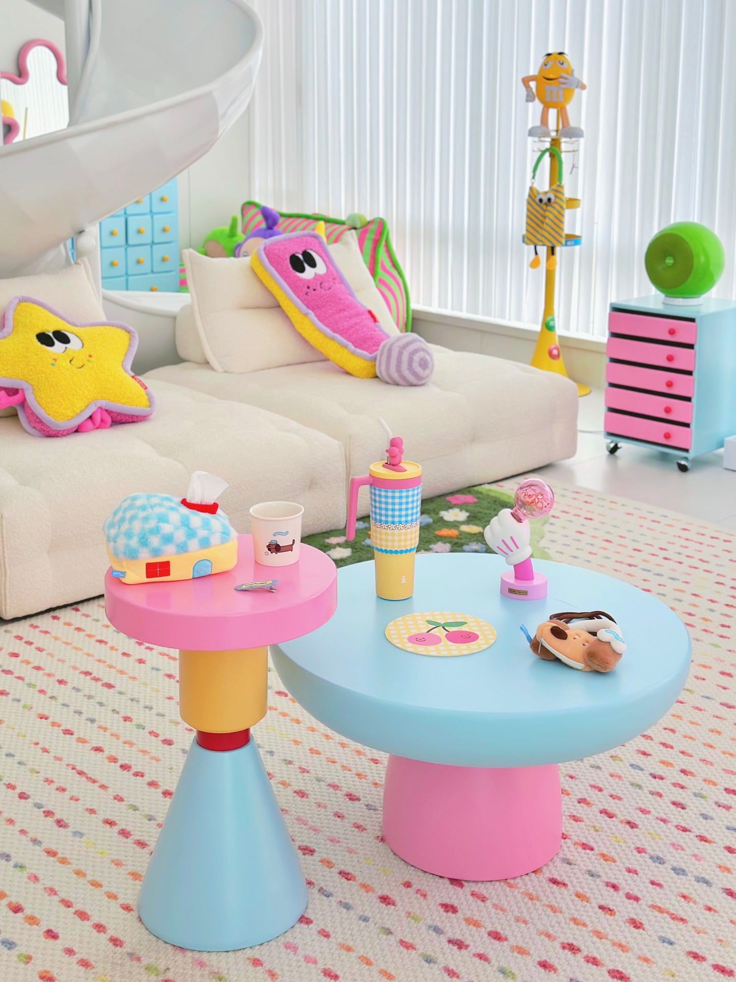 Pastel Round Side Table