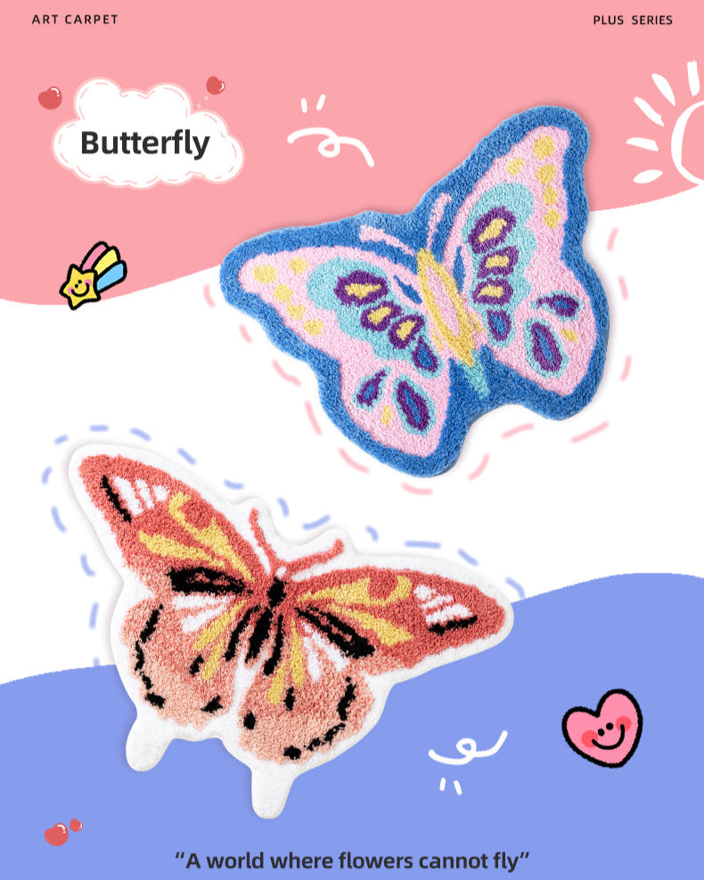 Butterfly Tufting Rug