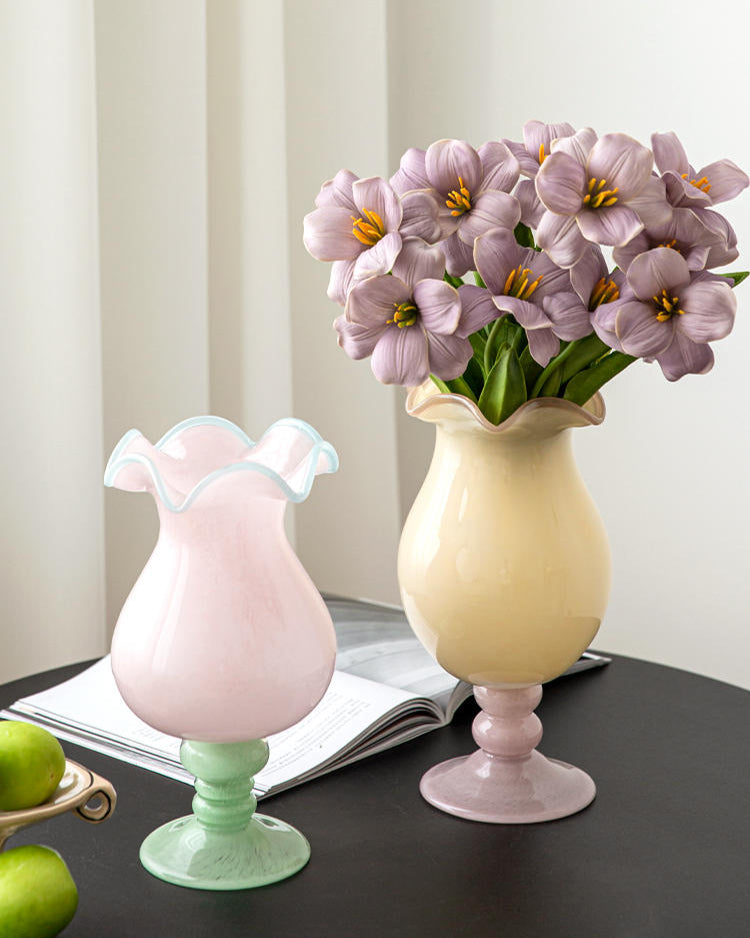Elegant Purple Flower Vase