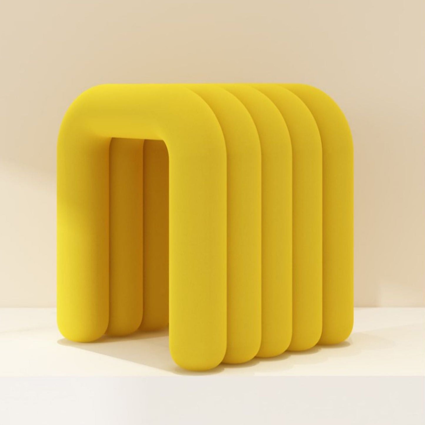 Custom Rainbow Shaped Stool Chair