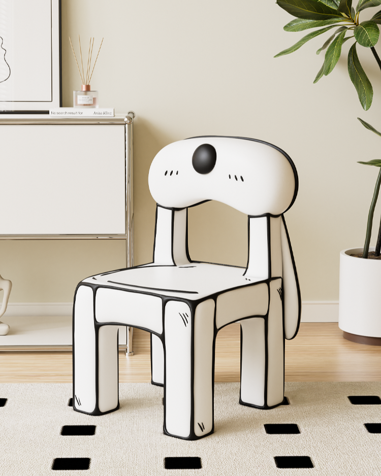3D Cartoon Dog Chair