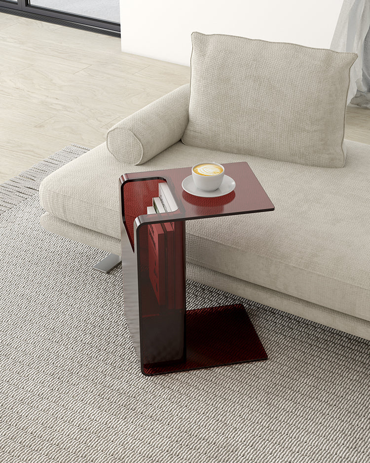 Acrylic Side Table Coffee Table 2 Way Use