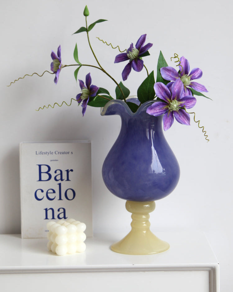 Elegant Purple Flower Vase