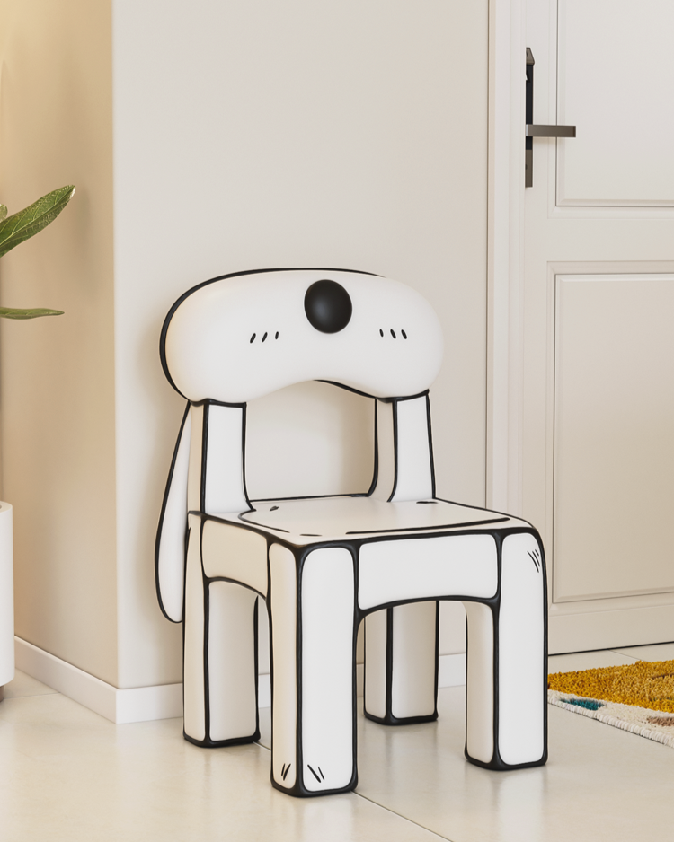 3D Cartoon Dog Chair