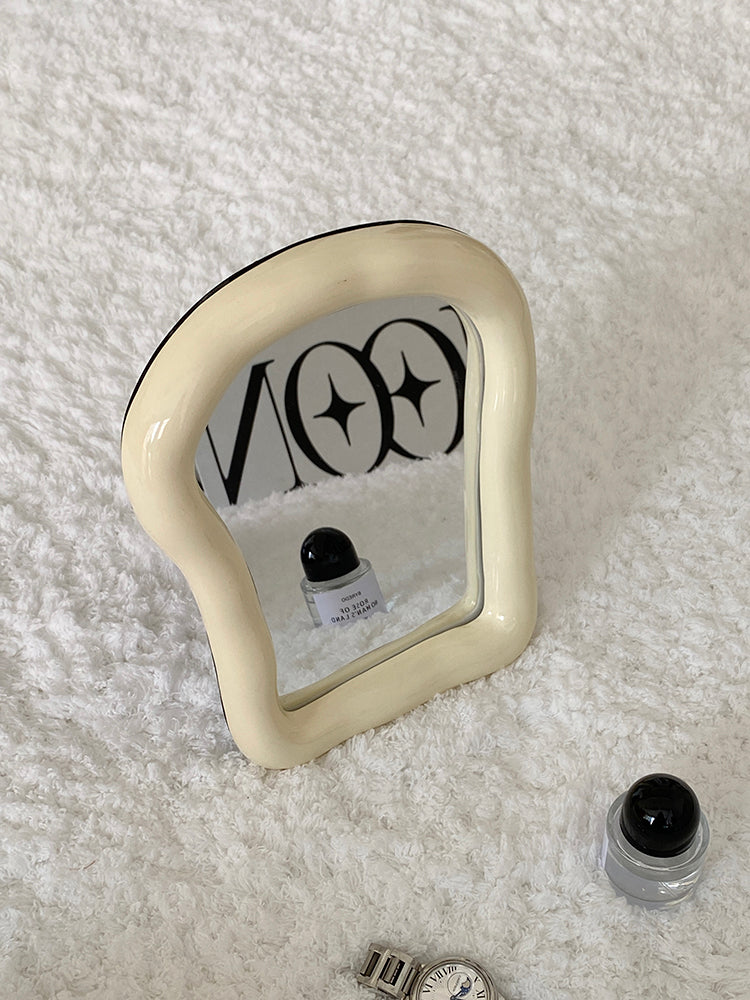 Irregular Toast-Shaped Mirror
