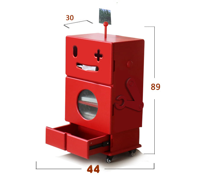 Standing Robot Cabinet Side Table