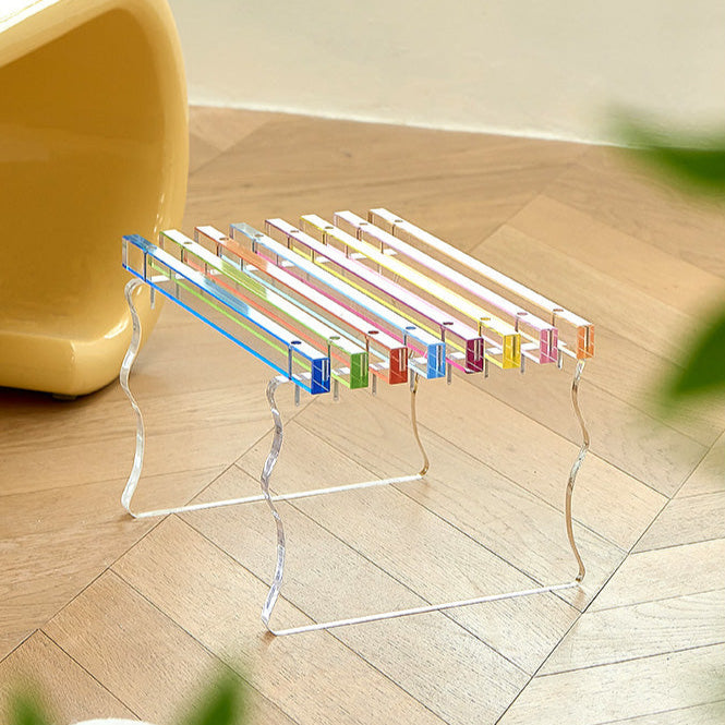 Rainbow Small Bench Stool Chair