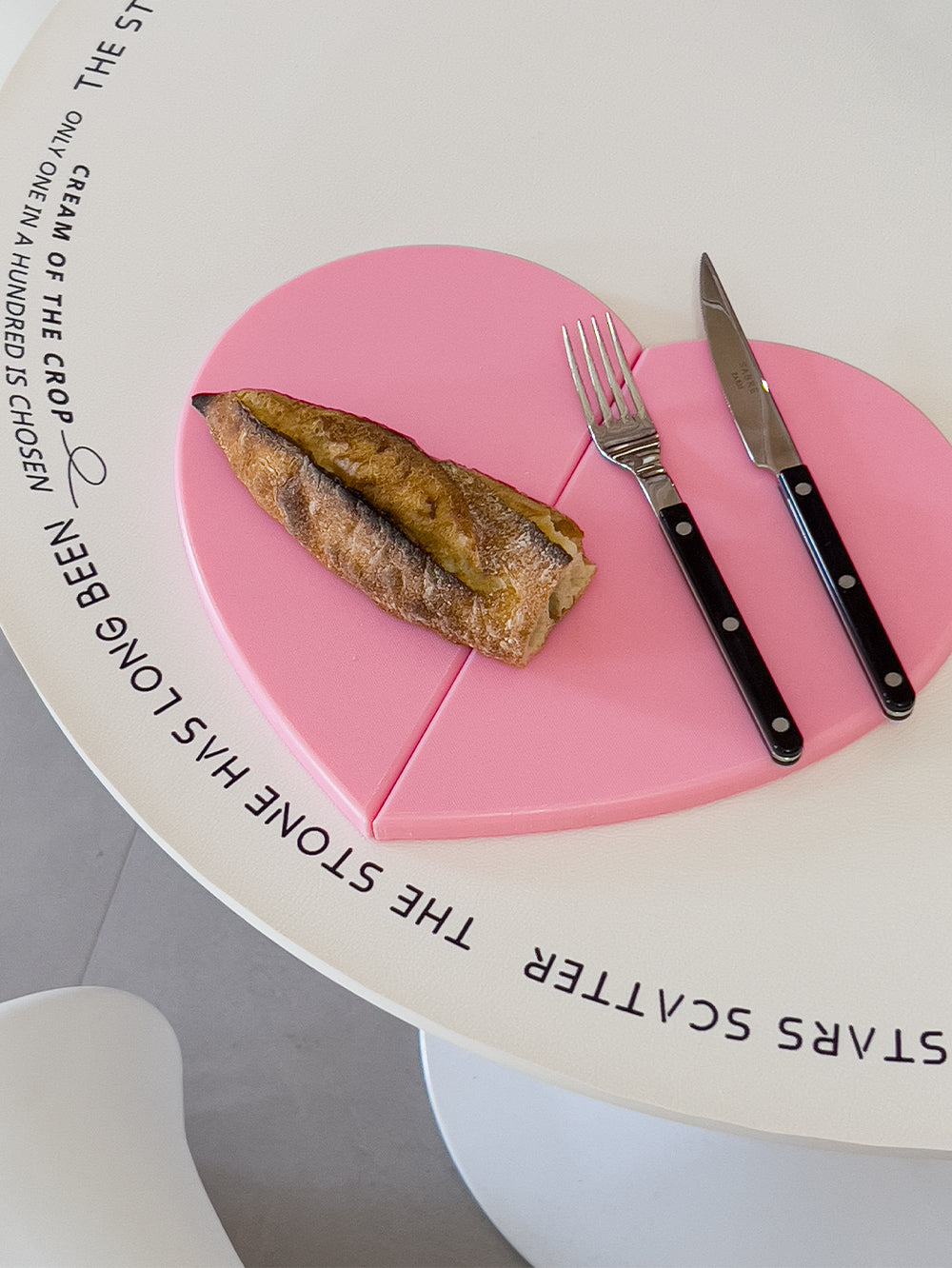 Heart-Shaped Puzzle Cutting Board