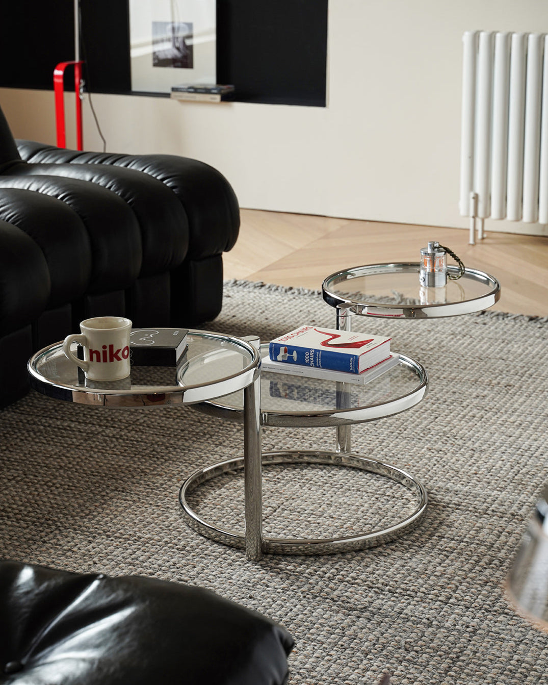 Rotating Round Coffee Table