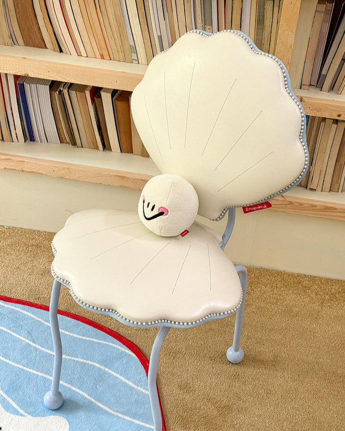 Shell Chair with Pearl Cushion