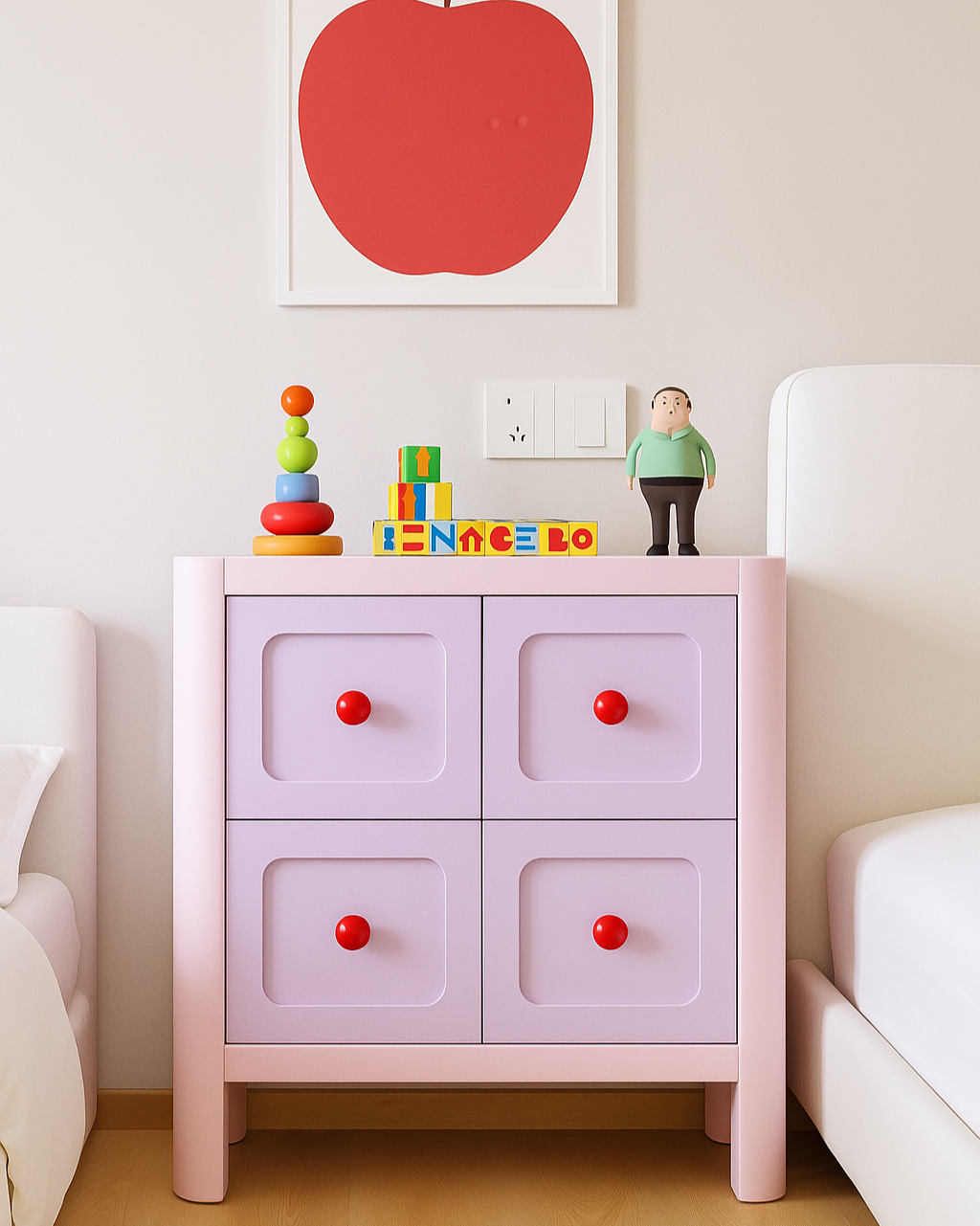 Contrast Pastel Dresser