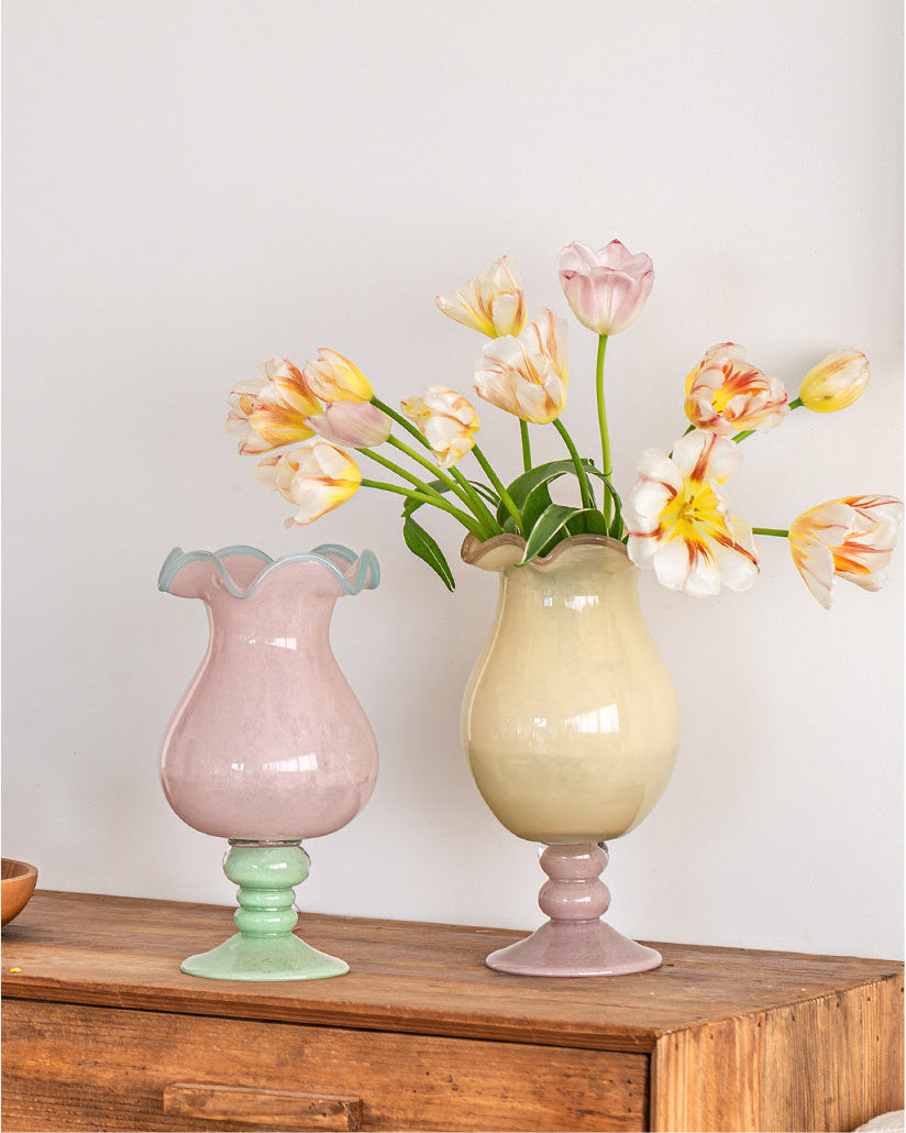 Elegant Purple Flower Vase