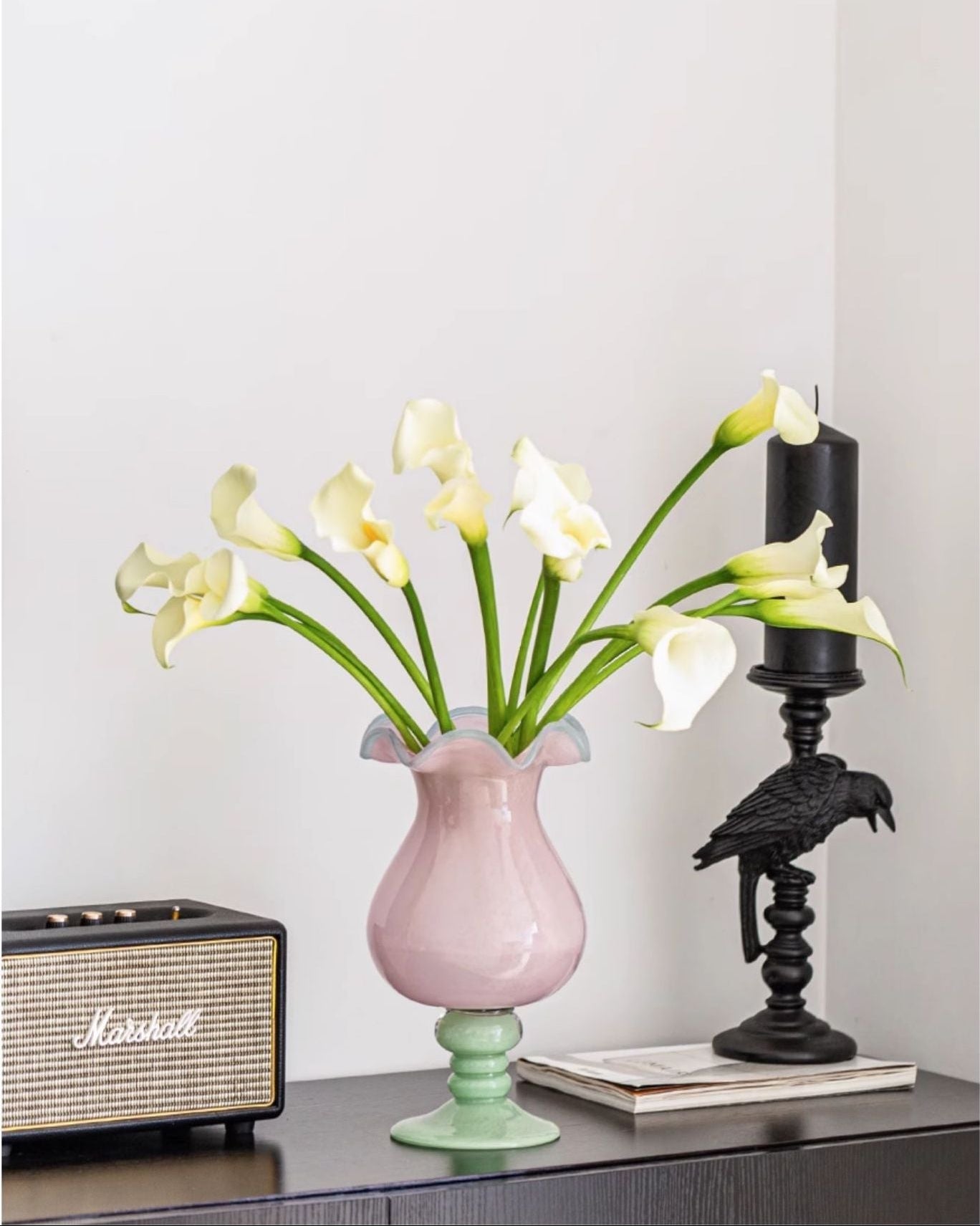 Elegant Purple Flower Vase