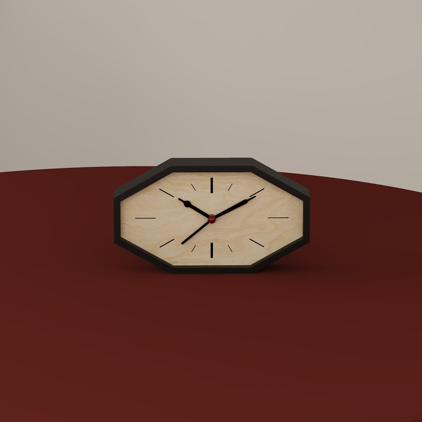 Octagon Dual-Sided Clock