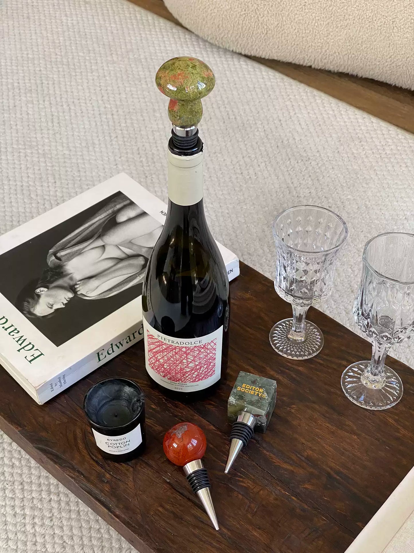 Natural Stone Wine Bottle Stopper