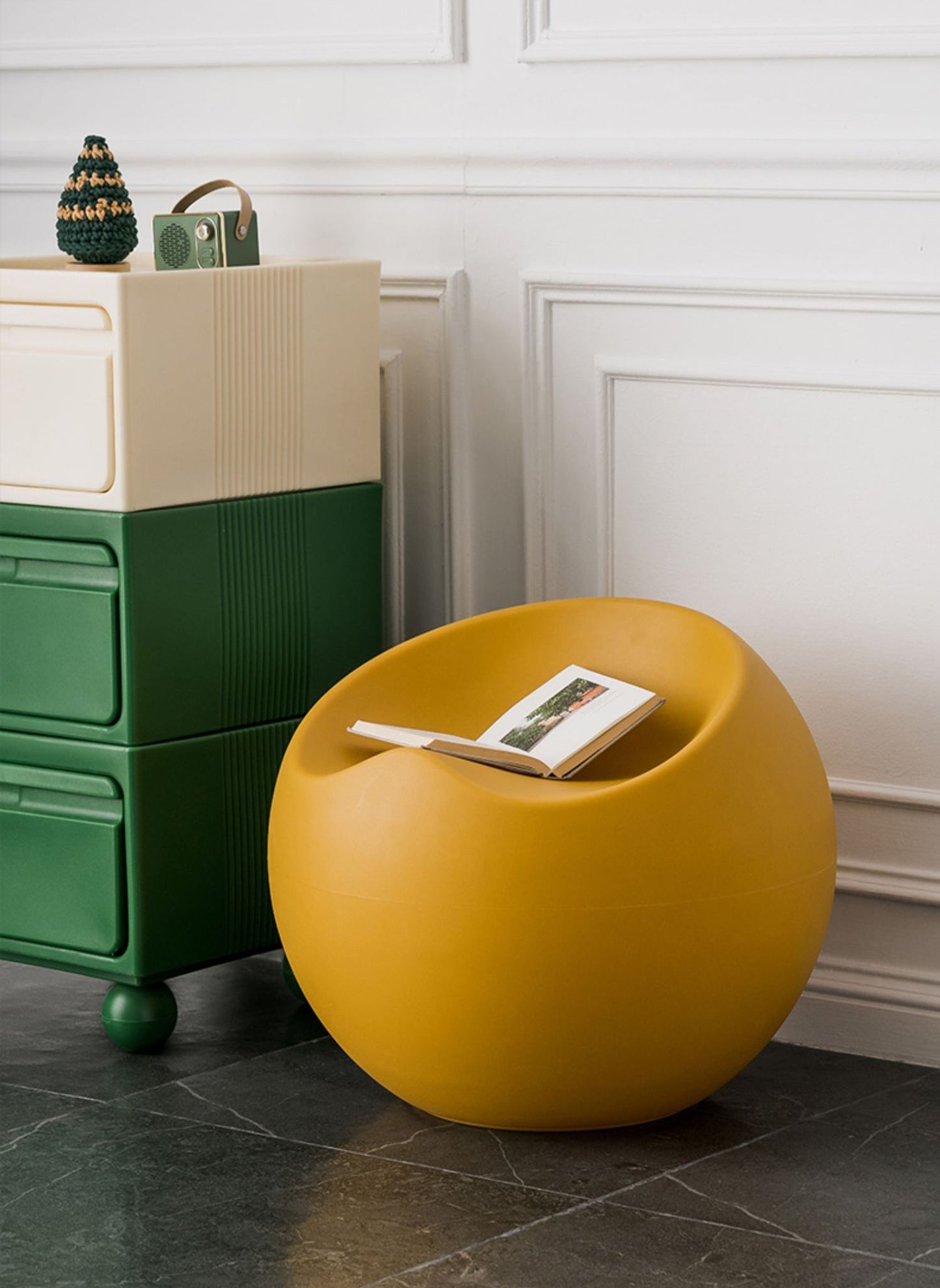 Apple Shaped Stool Chair