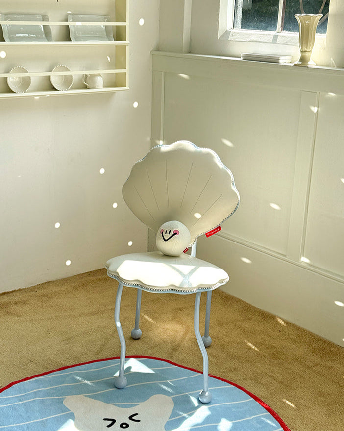 Shell Chair with Pearl Cushion