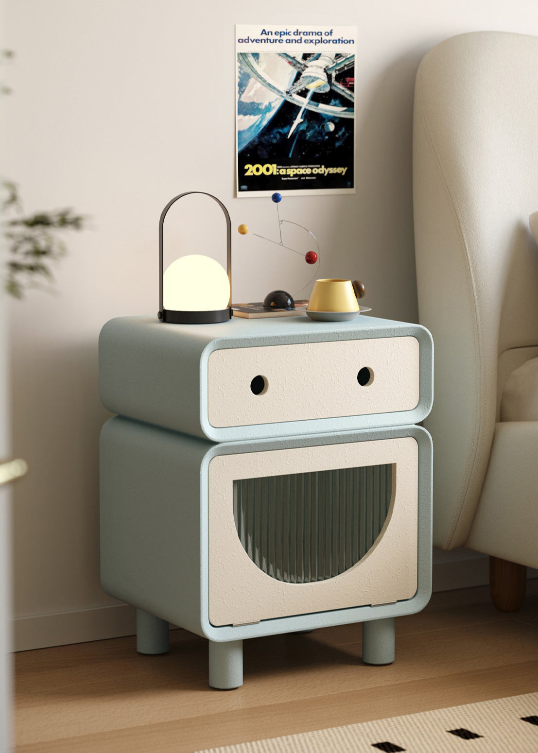 Muti Function Robot Side Table