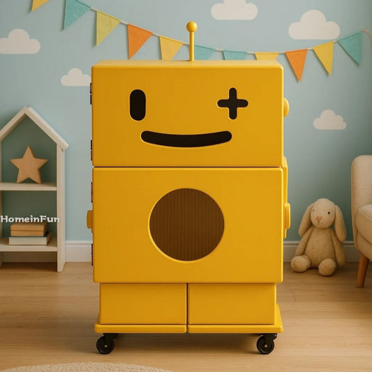 Standing Robot Cabinet Side Table