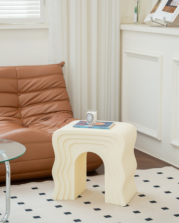 Wave Pattern Side Table