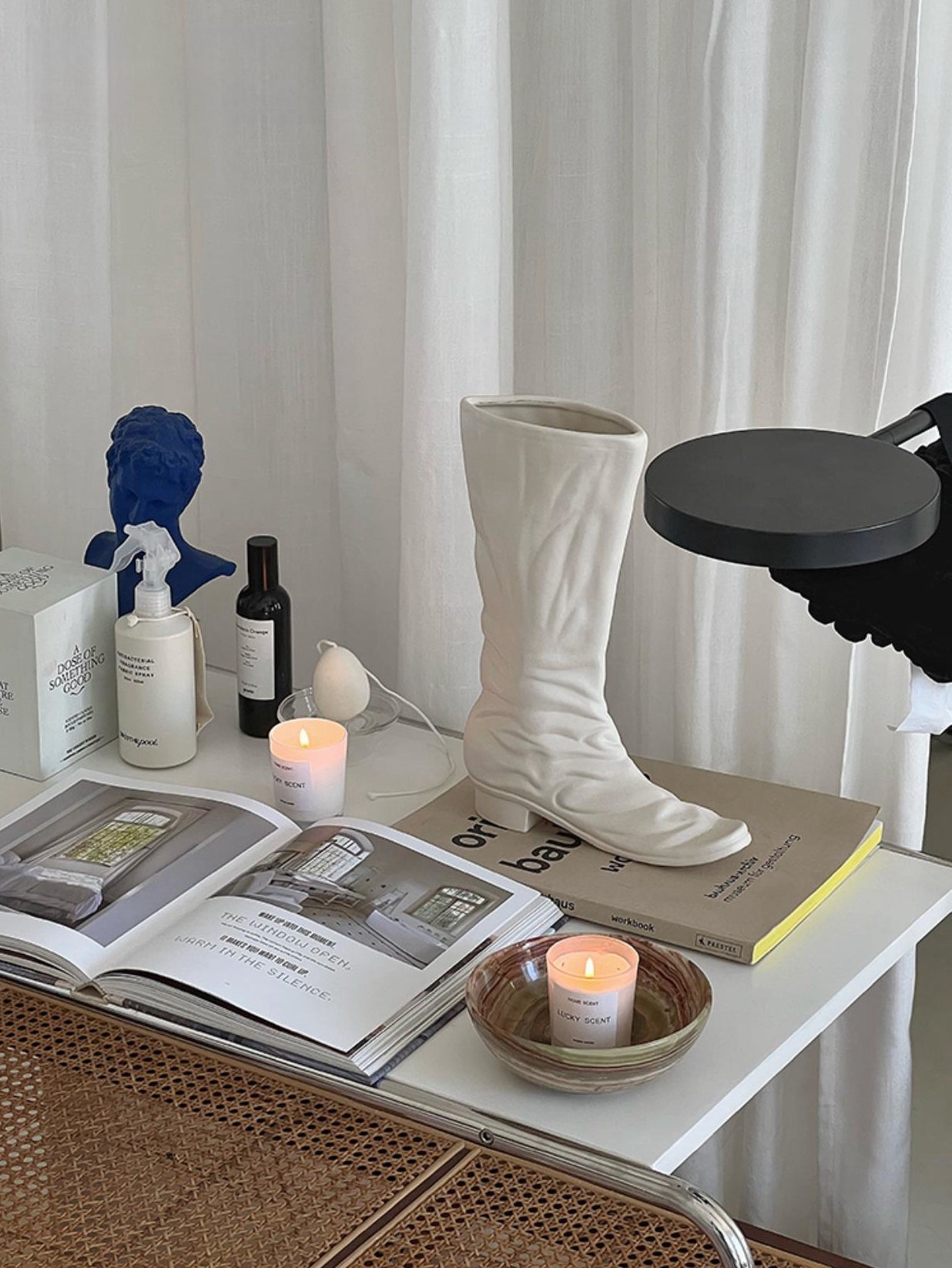 Boots Shaped Ceramic Vase