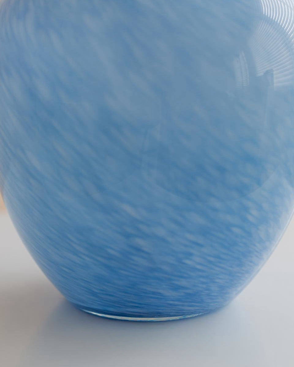 Foggy Handcrafted Glass Vase