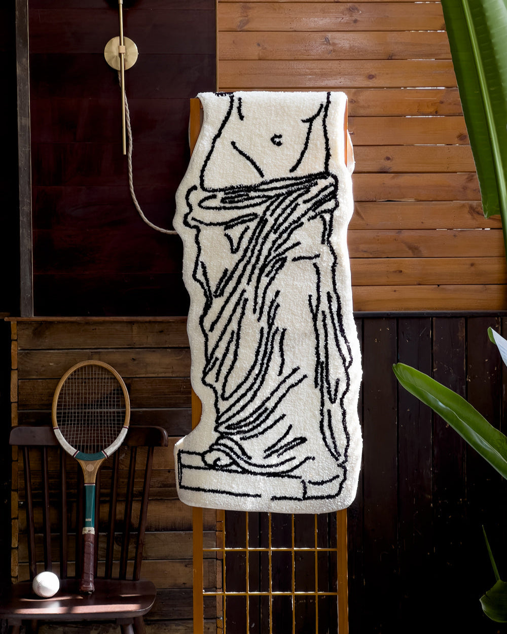 Museum-Style Bedside Rug