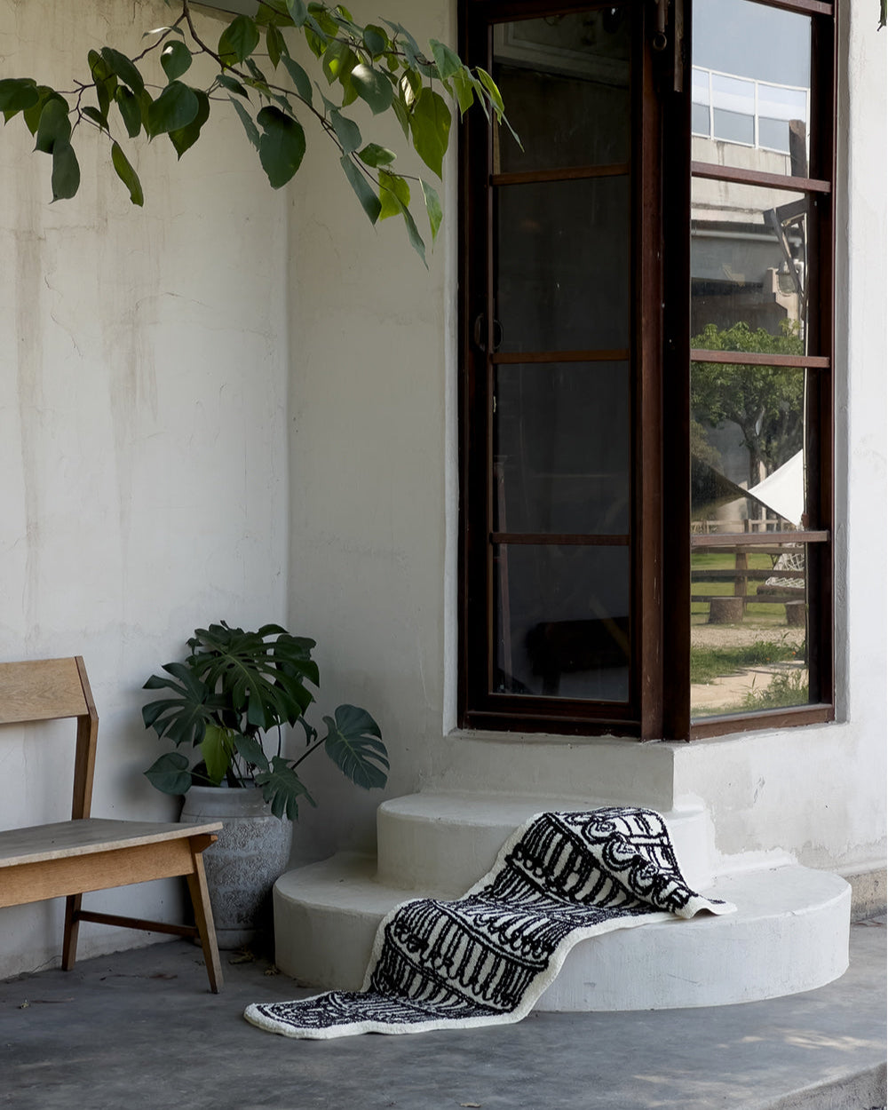 Museum-Style Bedside Rug