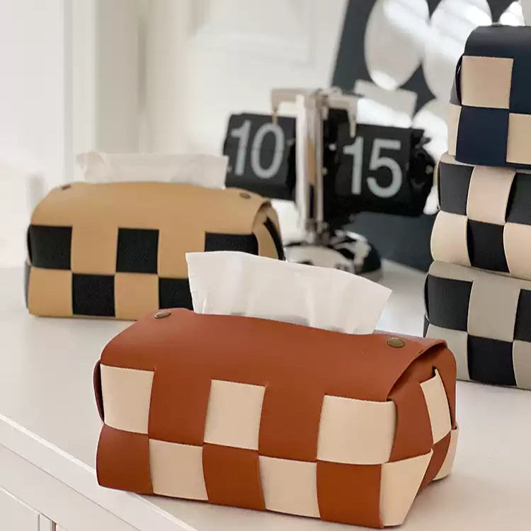 PU Leather Tissue Box Cover