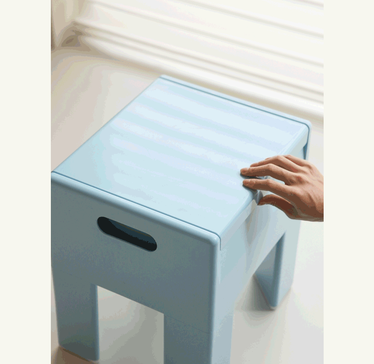 Playful Storage Stool Side Table