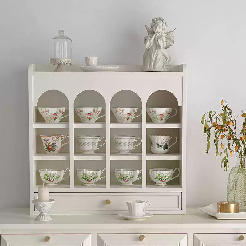 Japanese-inspired mug rack