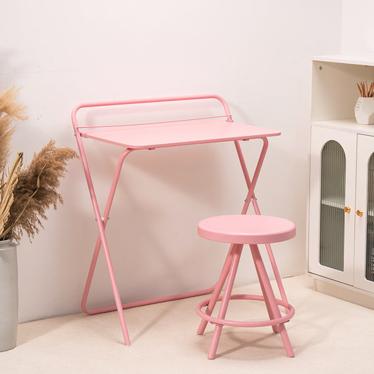 Foldable Desk Chair Stool Set