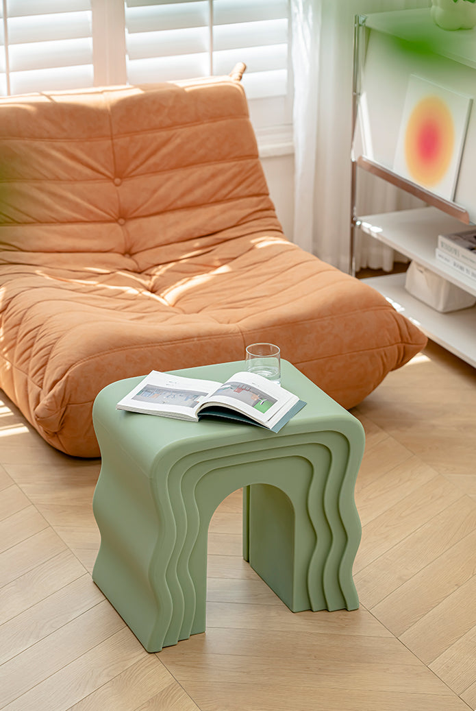Wave Pattern Side Table
