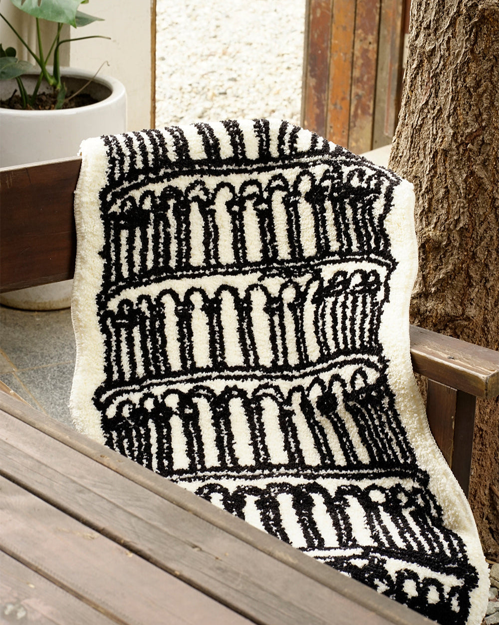 Museum-Style Bedside Rug