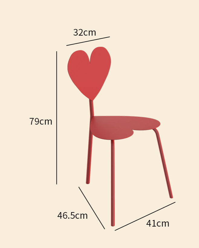 Heart Shaped Dinning Chair