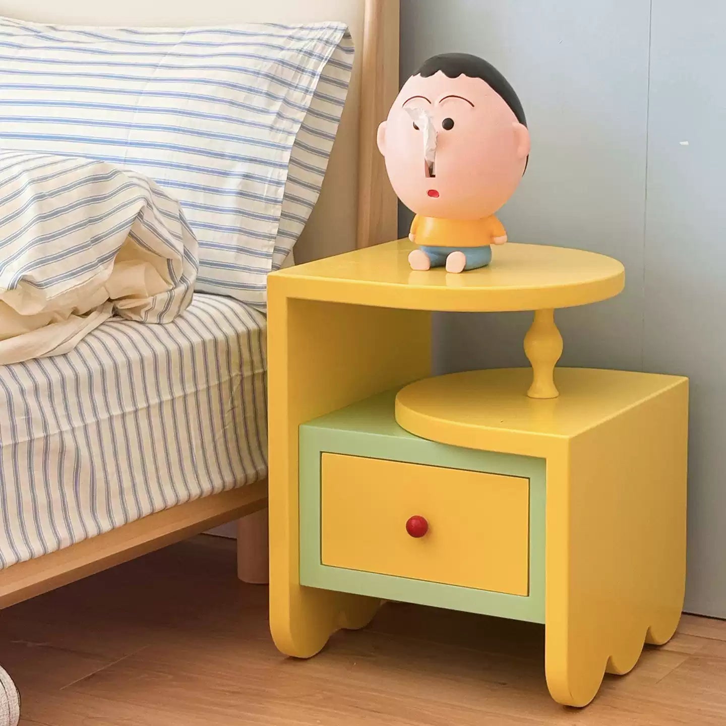 Pop Color Wood Nightstand
