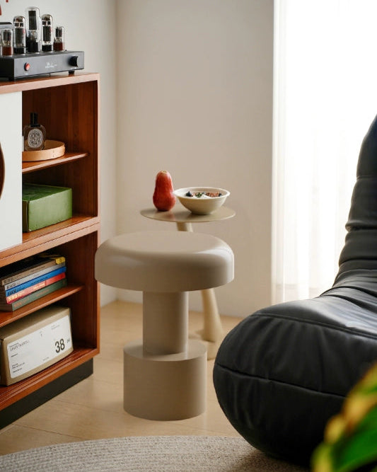 Metal Cone End Table