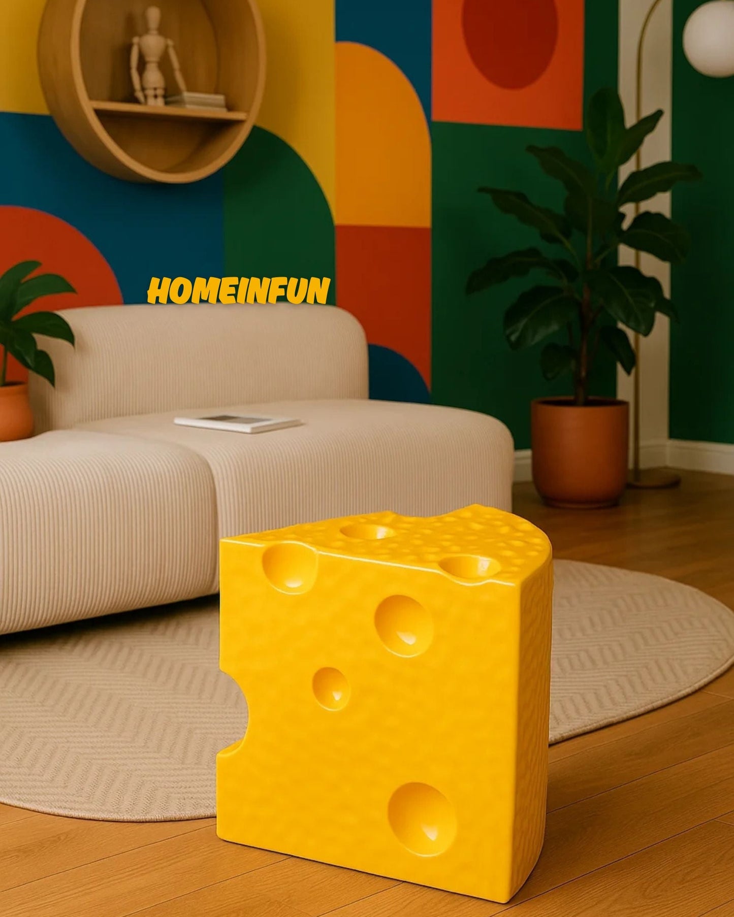 Creative Cheese Side Table Stool