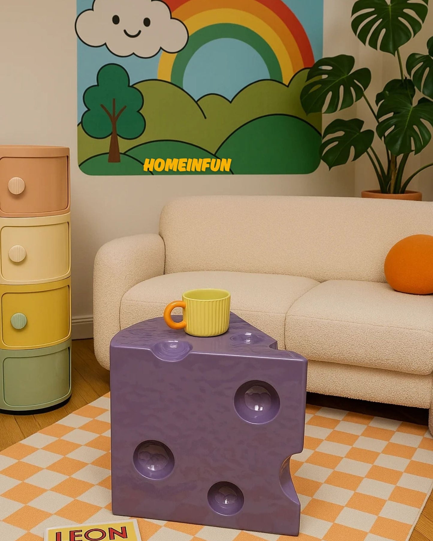 Creative Cheese Side Table Stool