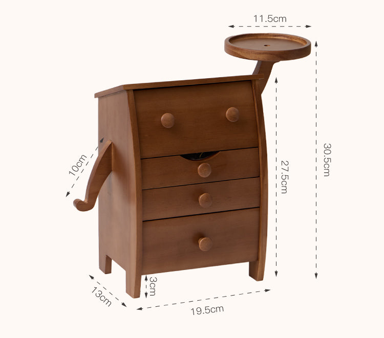 Robot Solid Wood Jewelry Box