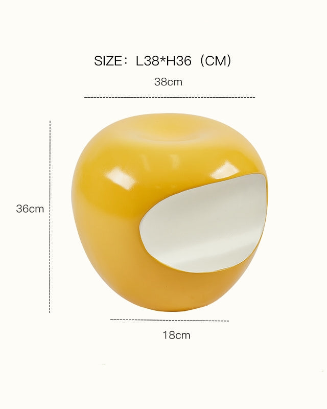 Apple Shaped Stool Side Table