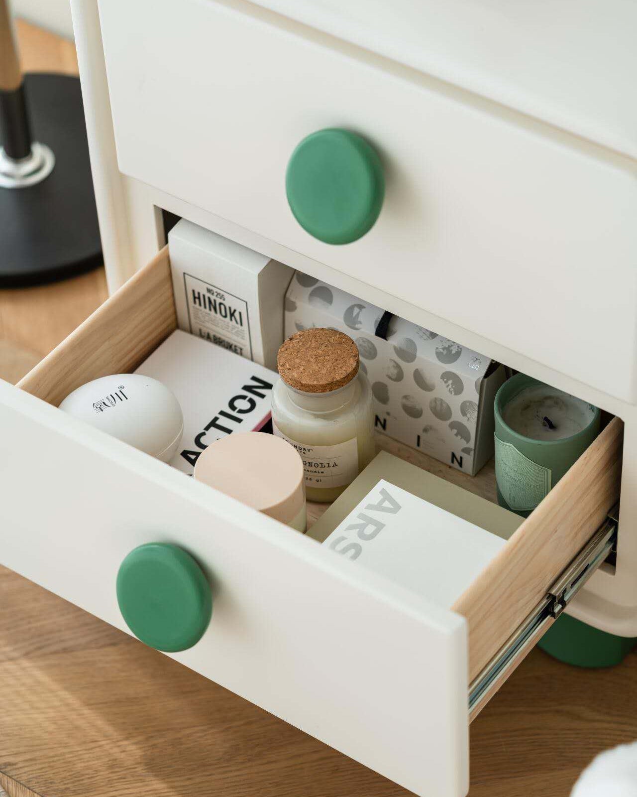 Color Blocked Nightstand