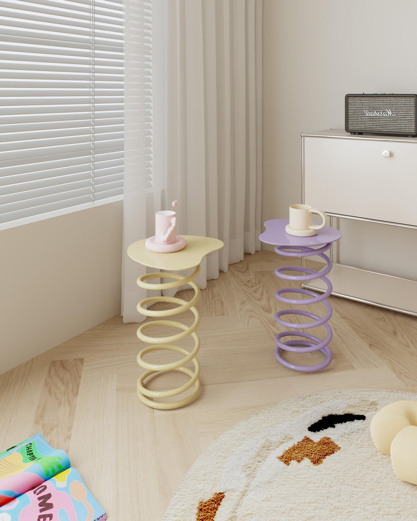 Spring Shaped Side Table