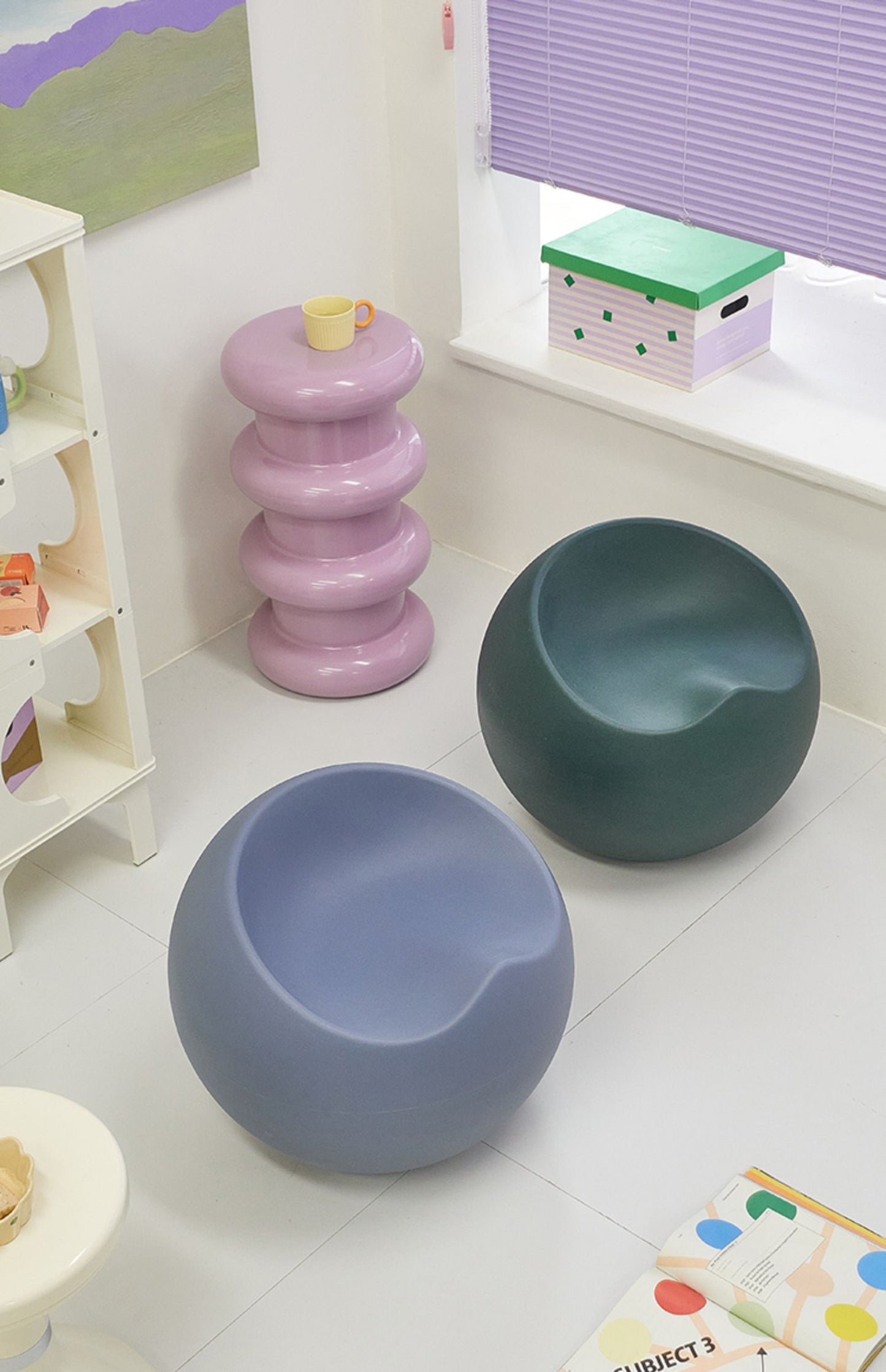 Apple Shaped Stool Chair