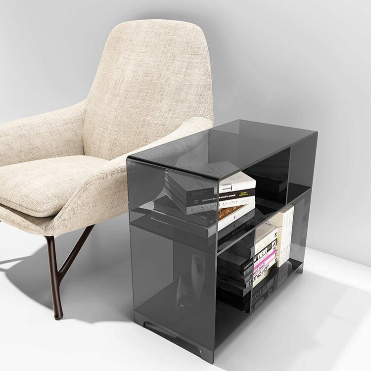 Acrylic Bookshelf Side Table - HomeinFun