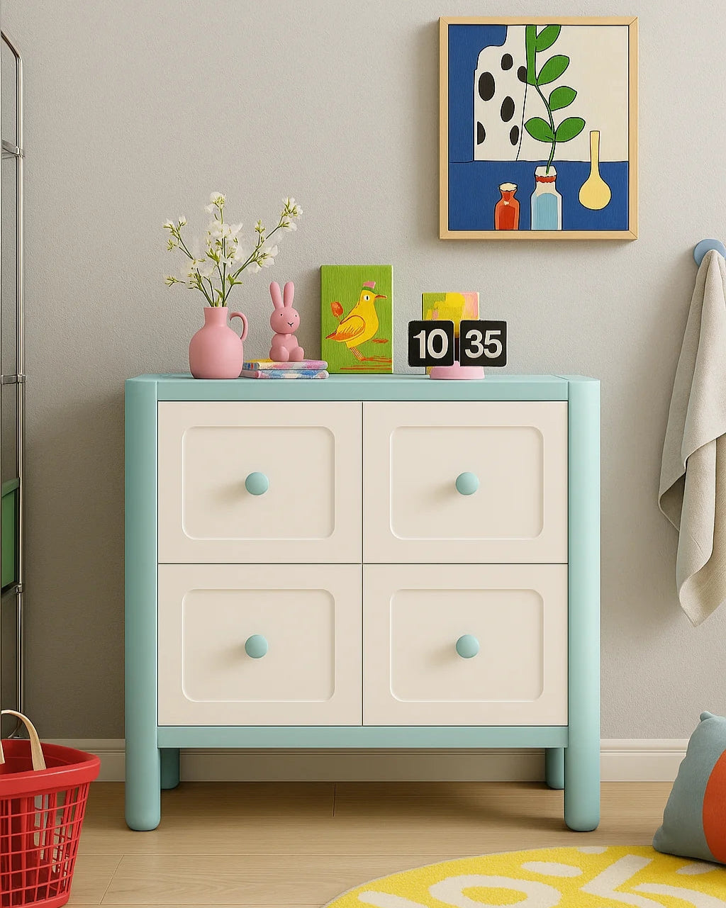 Contrast Pastel Dresser