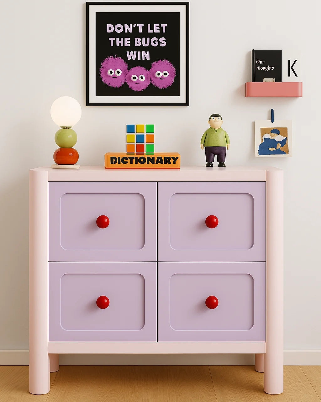 Contrast Pastel Dresser