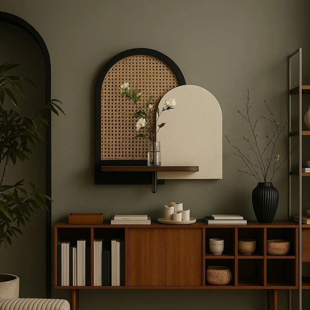 Retro 3D Sandstone Wall Art Set