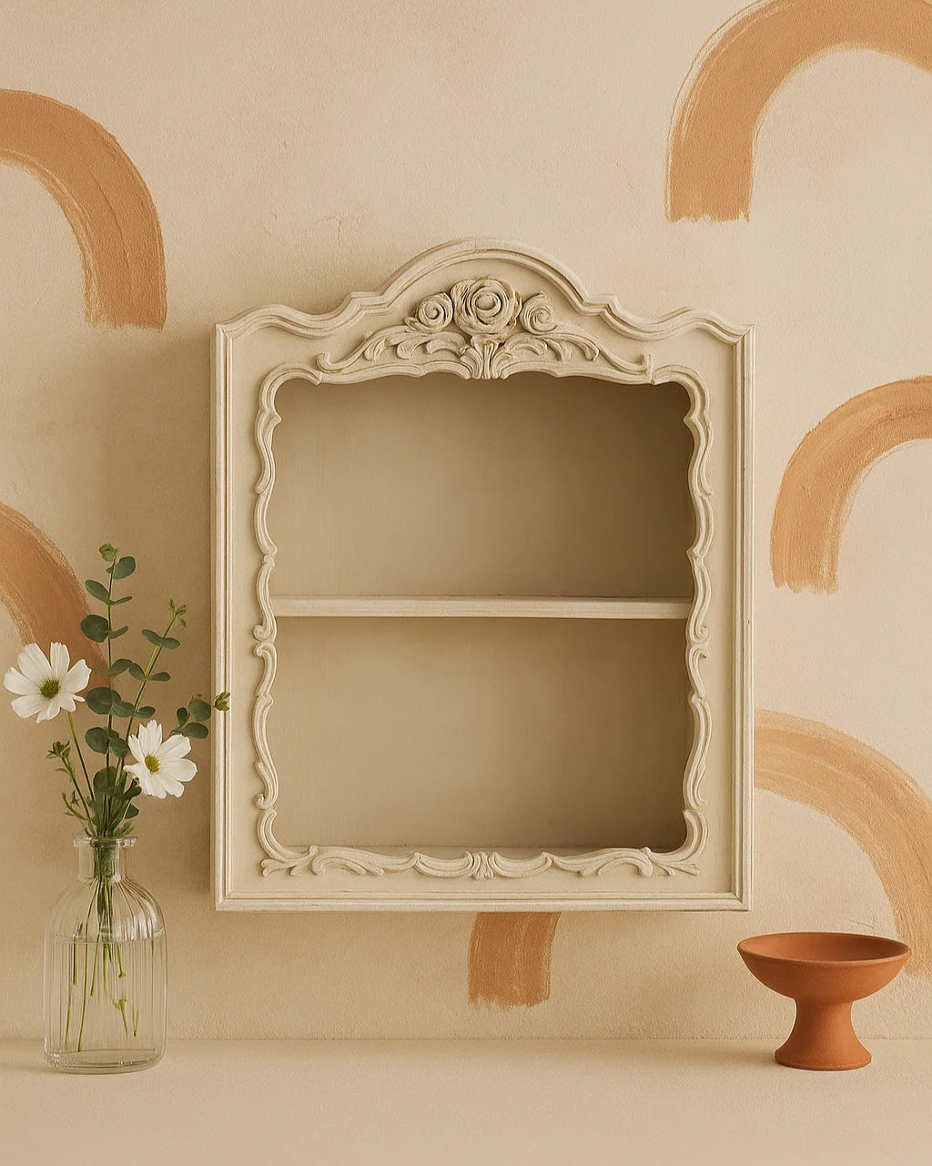 Retro French Storage Shelf