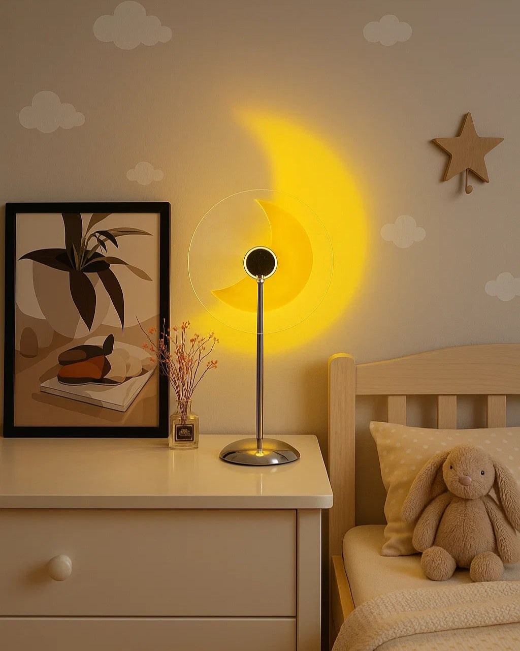 Projector LED Heart/Moon Light